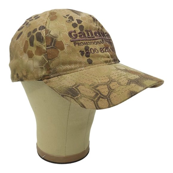 Galloway Kryptek Highlander Camo Pattern Strapback Cap Trucker Hunter Hat NEW - Picture 3 of 12